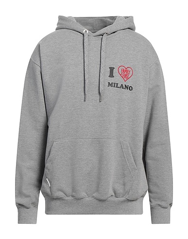 FAMILY FIRST  Milano Sweat-shirt Gris 100% Coton
