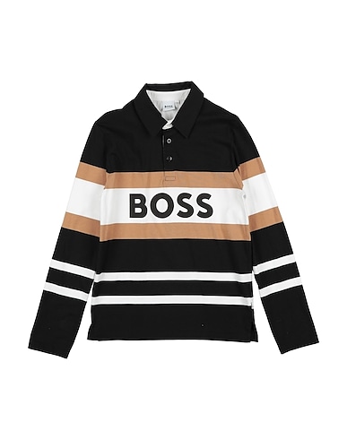 BOSS Poloshirt Schwarz 100% Baumwolle