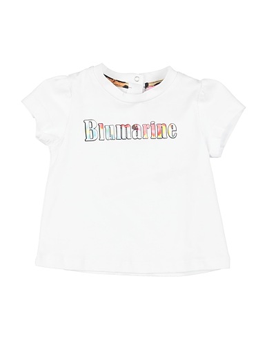 MISS BLUMARINE T-shirt White 95% Cotton, 5% Elastane