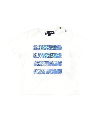 PLEASE T-shirt White 100% Cotton