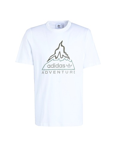 ADIDAS ORIGINALS Sportswear ADV VOLCANO TEE
 White 100% Cotton