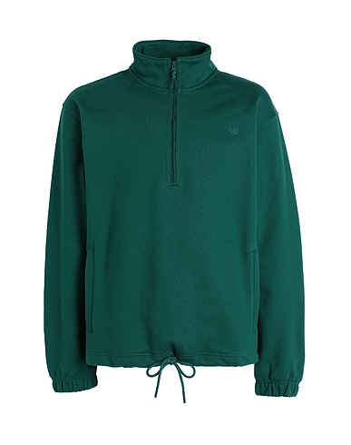 ADIDAS ORIGINALS Sweatshirt C HZ Crew
 Smaragdgrün 83% Baumwolle, 17% Recyceltes Polyester