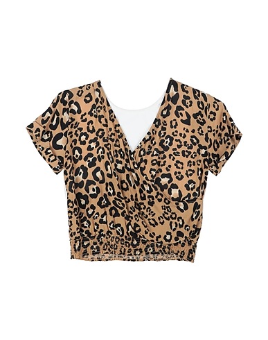 LIU •JO T-Shirt Kamel 95% Baumwolle, 5% Elastan