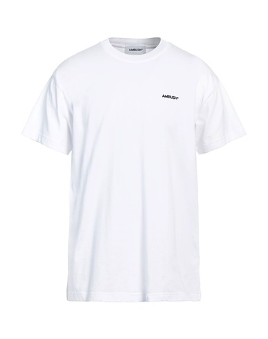 AMBUSH Basic T-Shirt Weiß 100% Baumwolle, Polyester