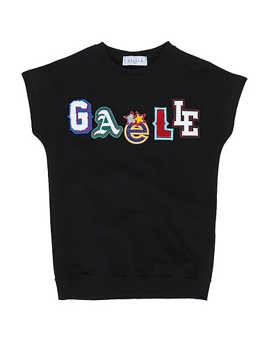 GAëLLE Paris Sweatshirt Black 95% Cotton, 5% Elastane