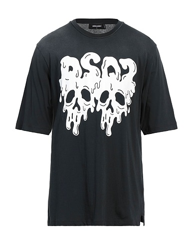 DSQUARED2 T-shirt Μαύρο 100% Βαμβάκι