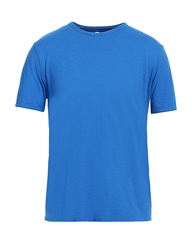 SUN 68 Basic T-Shirt Königsblau 100% Baumwolle