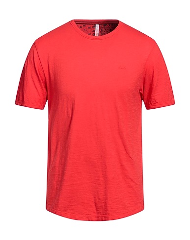 SUN 68 T-shirt Rosso 100% Cotone