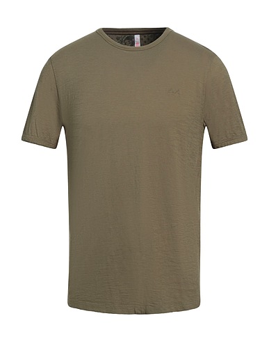 SUN 68 Basic T-Shirt Military green 100% Cotton