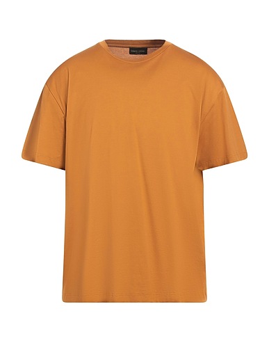ROBERTO COLLINA Basic T-Shirt Tan 100% Cotton