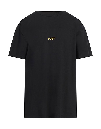 YOUNG POETS Basic T-Shirt Black 100% Cotton