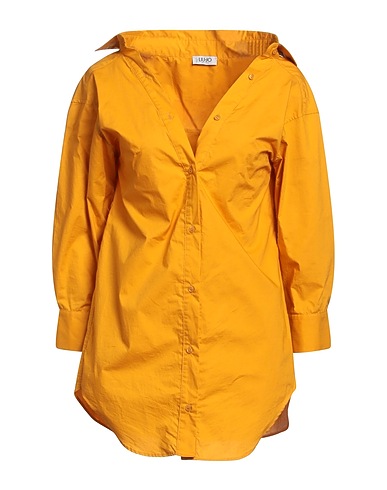 LIU •JO Solid color shirts & blouses GIALLO OCRA 100% Cotton