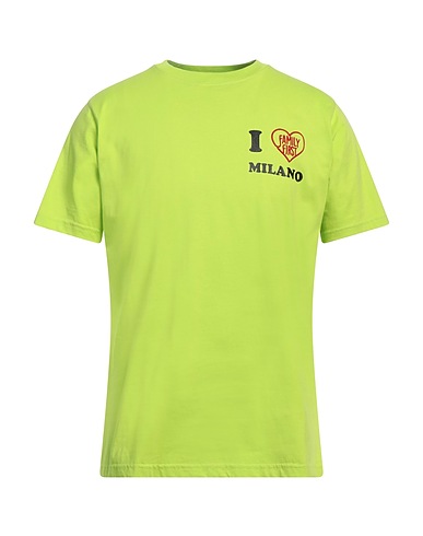 FAMILY FIRST  Milano T-shirt Lime green 100% Cotton