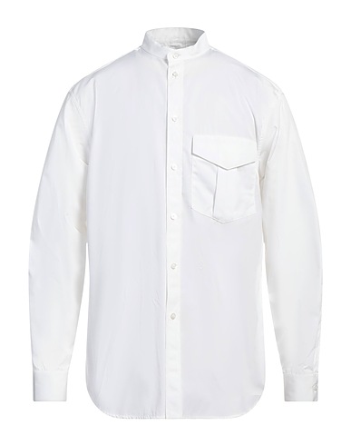 JIL SANDER Solid color shirt White 100% Cotton