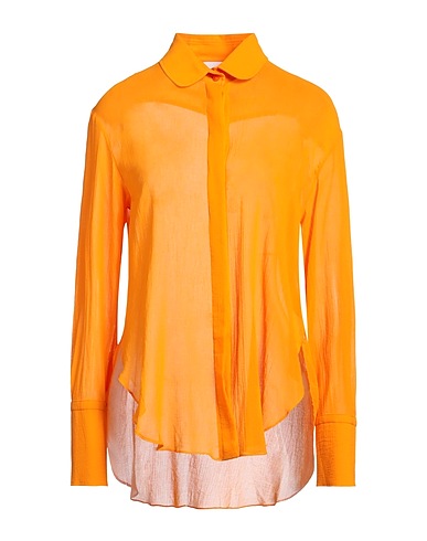 PATOU Solid colour shirts & blouses Mandarin 100% Cotton