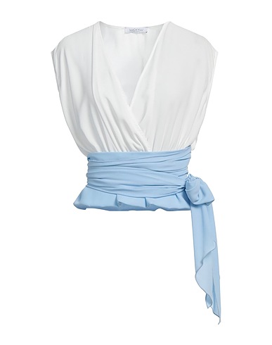LUCKYLU  Milano Top White 100% Polyester
