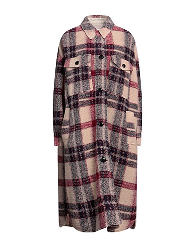 MARANT ÉTOILE Coat Burgundy 63% Wool, 33% Polyester, 4% Other Fibres