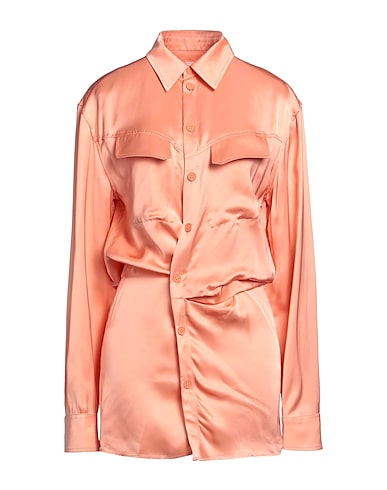 OFF-WHITE™ Solid color shirts & blouses Salmon pink 100% Viscose