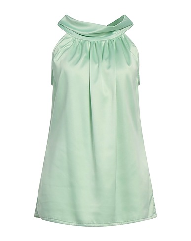 GIADA CURTI RESORT Top Light green 100% Polyester
