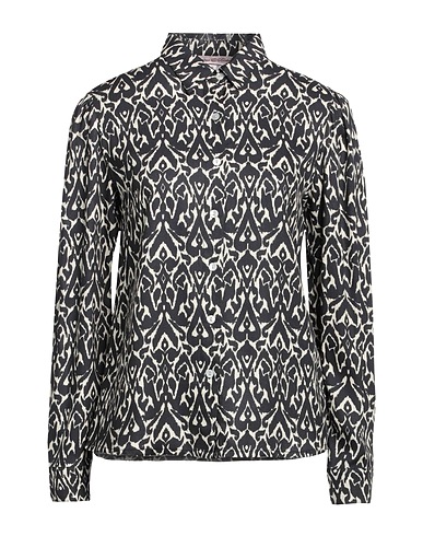 CONNOR & BLAKE Patterned shirts & blouses Black 100% Viscose