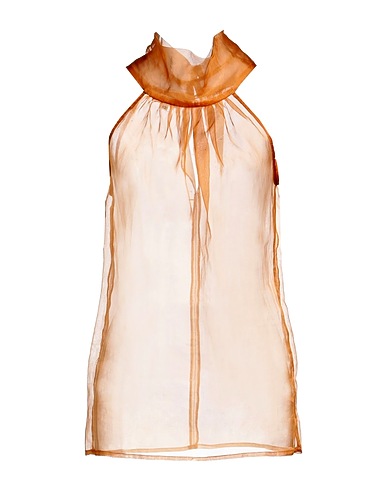 GIADA CURTI RESORT Silk top Brown 100% Silk