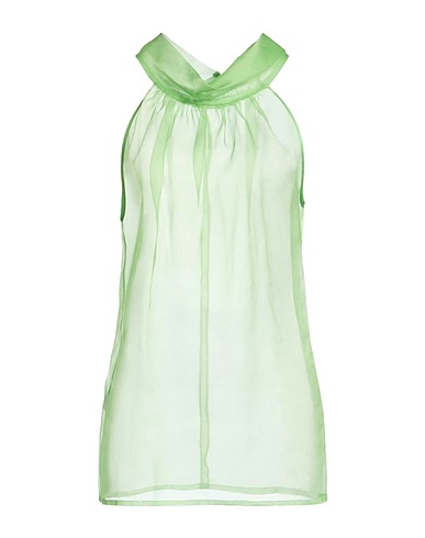 GIADA CURTI RESORT シルクトップス ライムグリーン シルク 100%