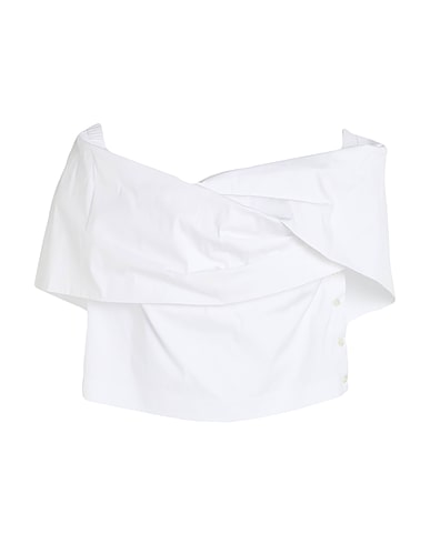 SARA ROKA Top White 78% Cotton, 18% Polyamide, 4% Elastane