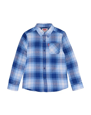 LEVI'S Chemise fantaisie LVB LS FLANNEL ONE POCKET SHIR
 Bleu 60% Coton, 40% Polyester