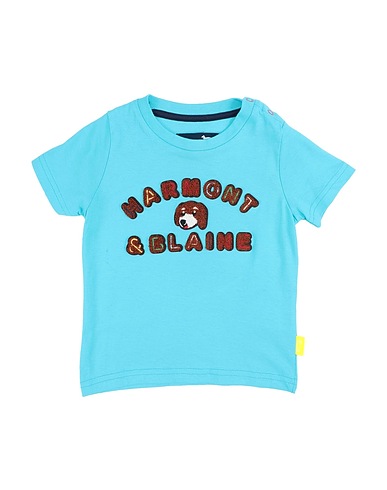 HARMONT & BLAINE T-shirt Azure 100% Cotton