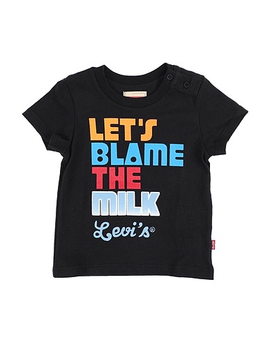 LEVI'S T-shirt Black 100% Cotton