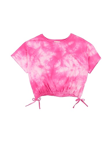 PLEASE T-shirt Fuchsia 100% Cotton