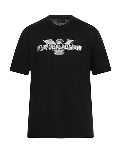 EMPORIO ARMANI T-shirt Black 100% Cotton