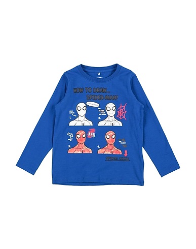 NAME IT® T-shirt Blue 95% Cotton, 5% Elastane