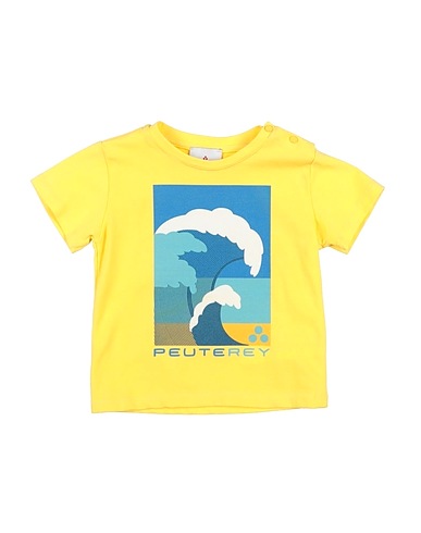 PEUTEREY T-Shirt Gelb 94% Baumwolle, 6% Elastan