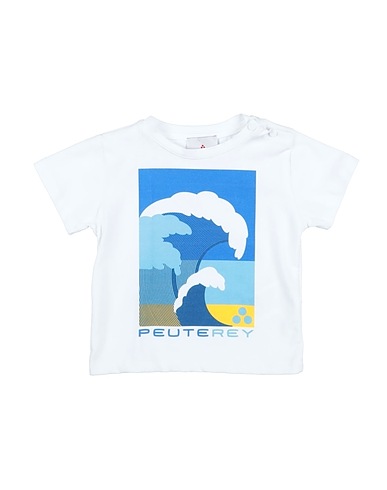 PEUTEREY T-shirt Bianco 94% Cotone, 6% Elastan
