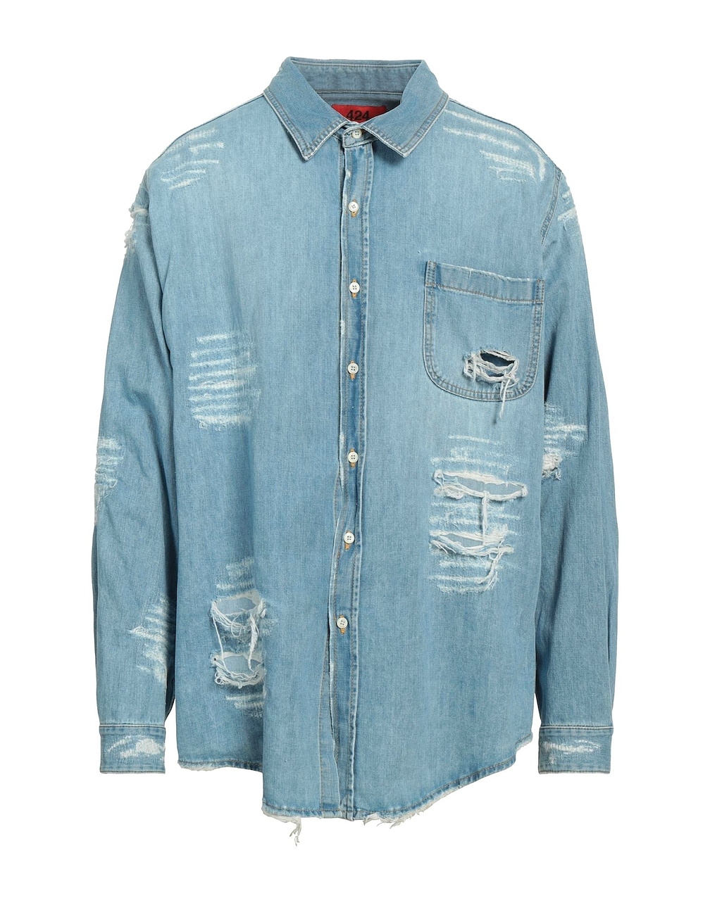 424 FOURTWOFOUR - Denim shirts