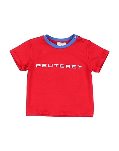 PEUTEREY T-shirt Red 94% Cotton, 6% Elastane