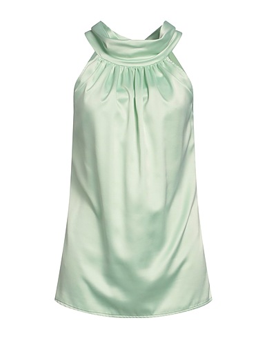 GIADA CURTI RESORT Top Light green 100% Polyester