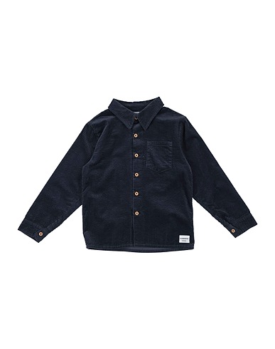 NAME IT® Camicia tinta unita Blu navy 100% Cotone