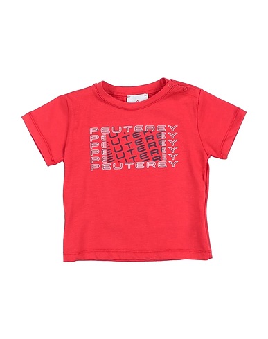 PEUTEREY T-shirt Red 94% Cotton, 6% Elastane