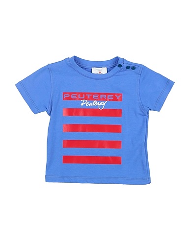 PEUTEREY T-shirt Azure 94% Cotton, 6% Elastane
