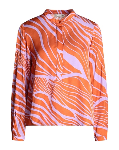 KILTIE Patterned shirts & blouses Rust 100% Viscose