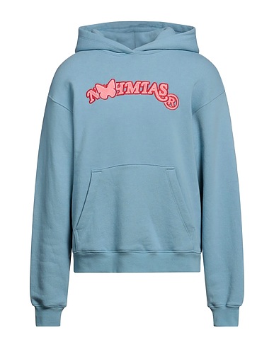 NAHMIAS Hooded track jacket  Light blue 100% Cotton