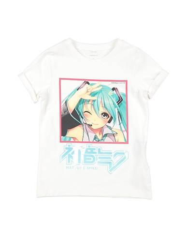 NAME IT® T-shirt White 95% Cotton, 5% Elastane