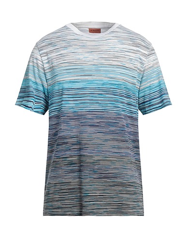 MISSONI Camiseta Azul 100% Algodón