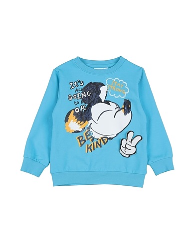 NAME IT® Sweatshirt Sky blue 95% Cotton, 5% Elastane