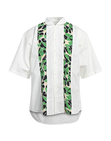 DSQUARED2 Patterned shirt White 60% Cotton, 40% Polyamide