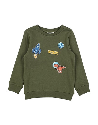 NAME IT® Felpa Verde militare 100% Cotone
