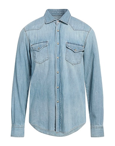 MESSAGERIE Denim shirt Blue 100% Cotton