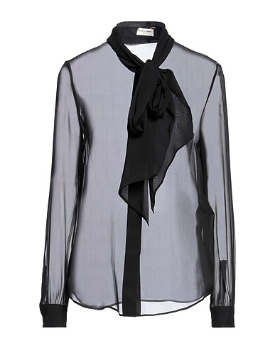 SAINT LAURENT Silk shirts & blouses Black 100% Silk